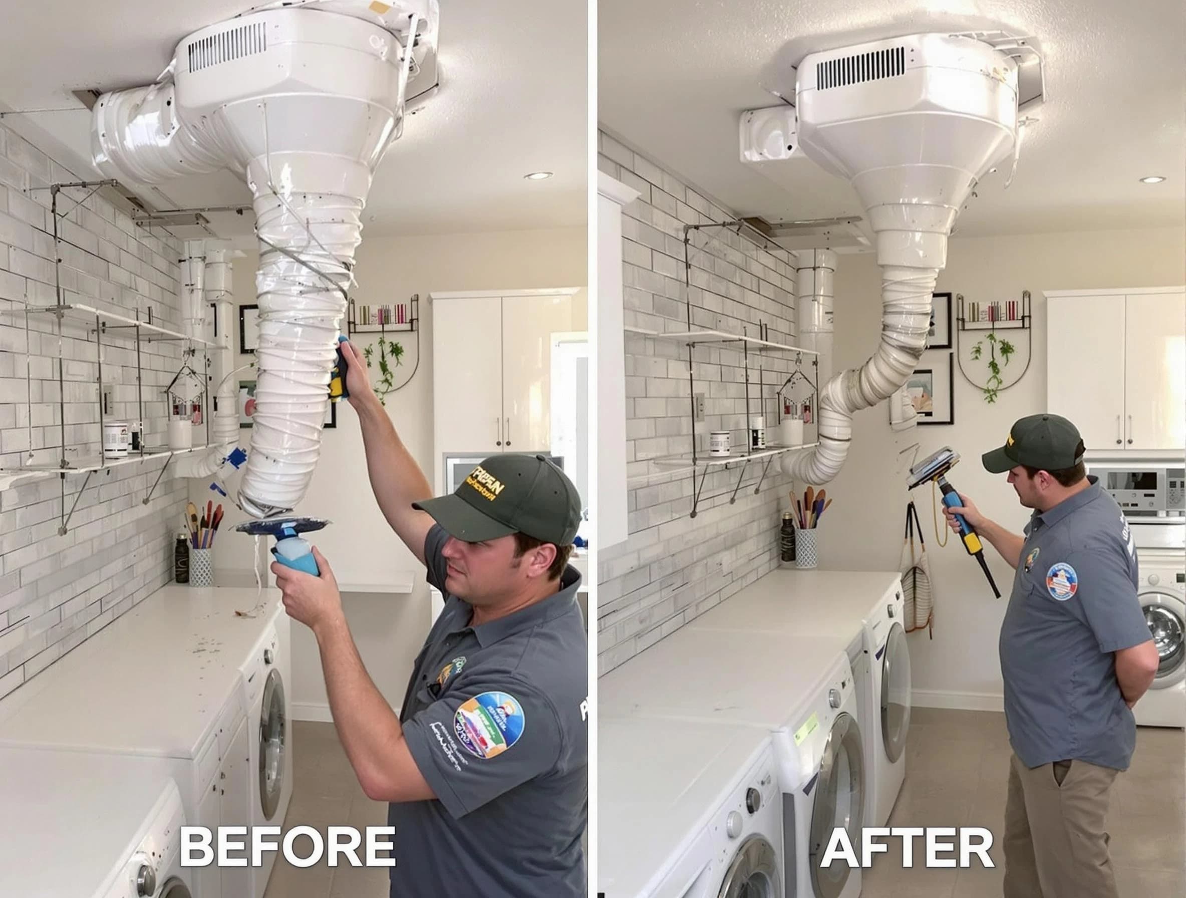 Professional dryer exhaust vent cleaning by Candler-McAfee Dryer Vent Cleaning in Candler-McAfee