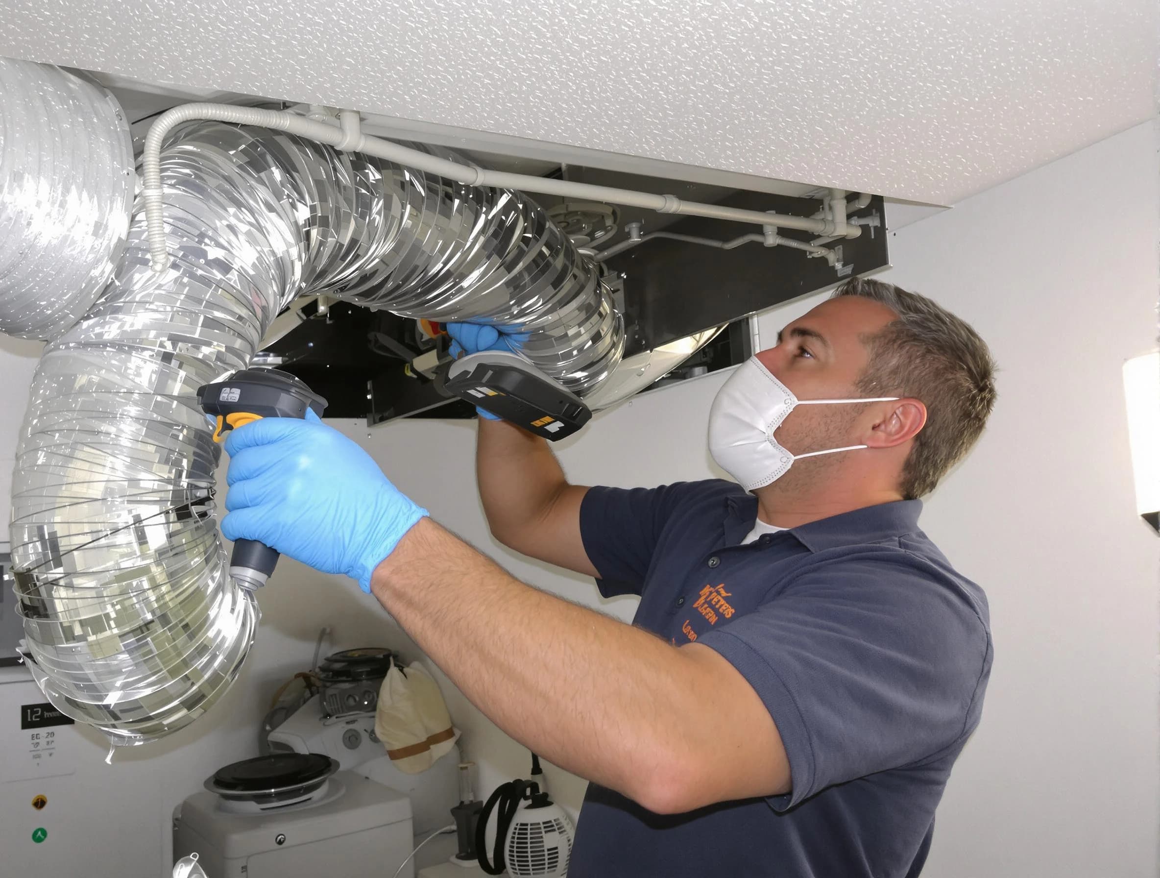 Candler-McAfee Dryer Vent Cleaning professional performing thorough residential dryer vent cleaning in Candler-McAfee